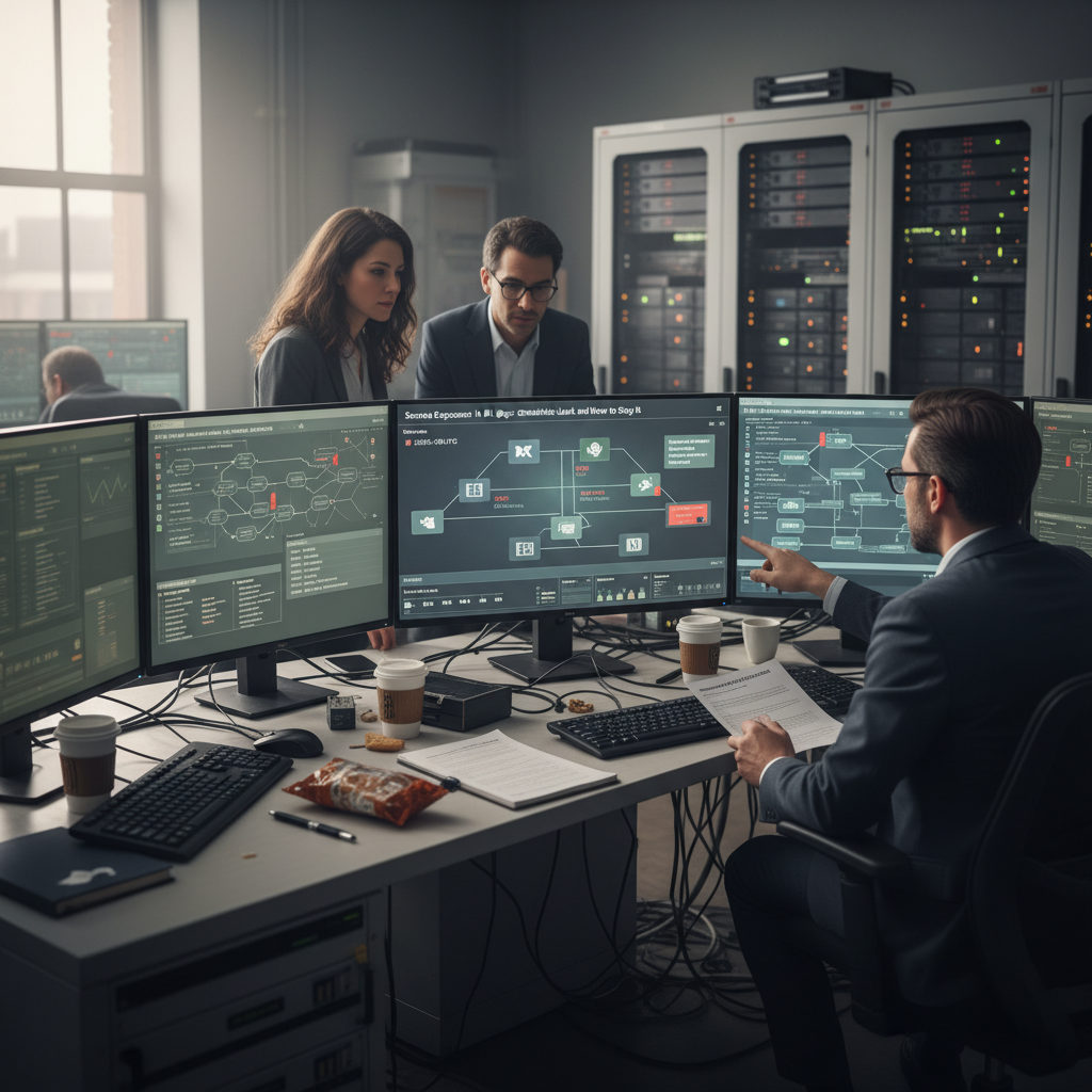 كشف أسرار التطبيقات في تطبيقات الذكاء الاصطناعي: أين تتسرب البيانات السرية وكيف نوقفها: briefings لعمليات الشركات